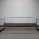 Three-seater tubular canapé Bauhaus by Slezák, Czechoslovakia, 1930s