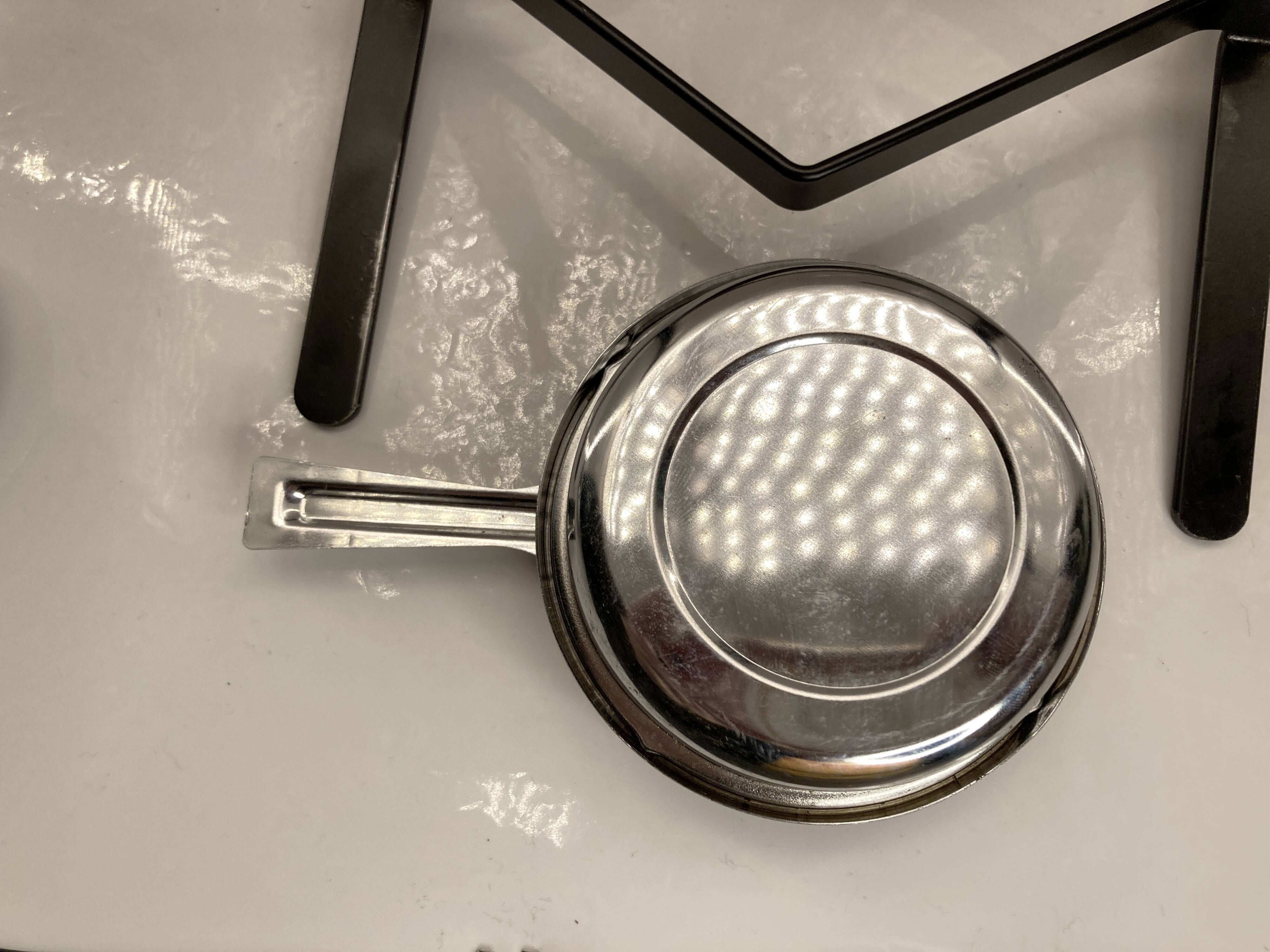 Enzo Mari for Le Creuset fondue set
