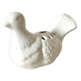 Ceramic dove flower picker