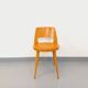 Chaise Mondor vintage de marque Baumann en bois des années 60