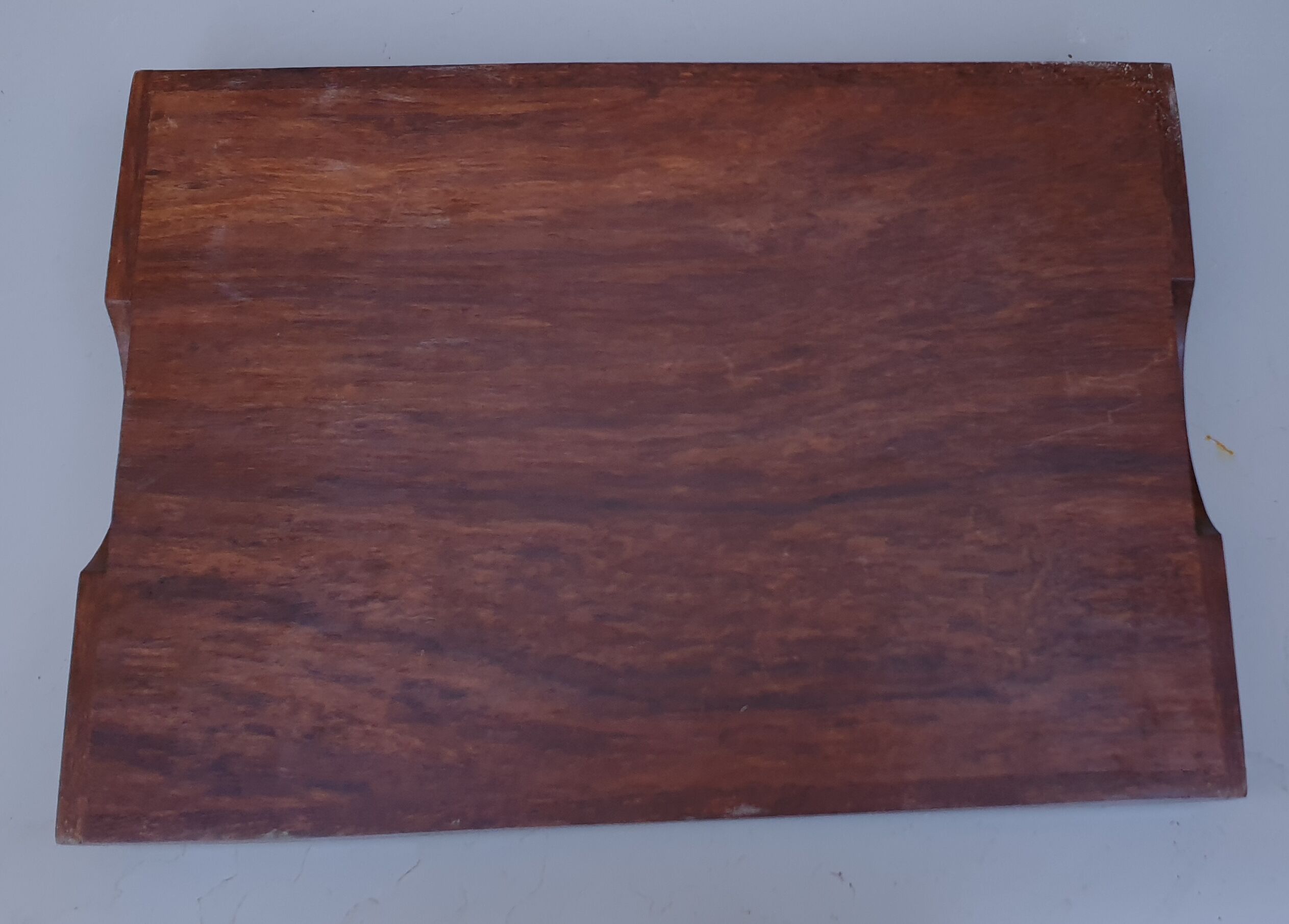 Ancient carved wooden tray