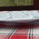 Set of 4 Sarreguemines art deco seafood plates