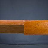 Danish Teak Round Folding Dining Table, 1960s