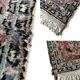 Handmade rug in wool and silk 120cm x 200cm