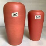 Pair of asymmetrical coral vases Bay Germany