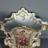 Vase de mariage porcelaine Vieux Paris vers 1830-1850 42x42 cm.