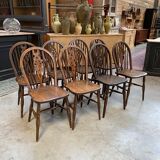 Suite of 8 chairs Ercol Windsor
