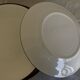set of 12 flat plates in glazed earthenware Siena by KMK Scandinavia 1965