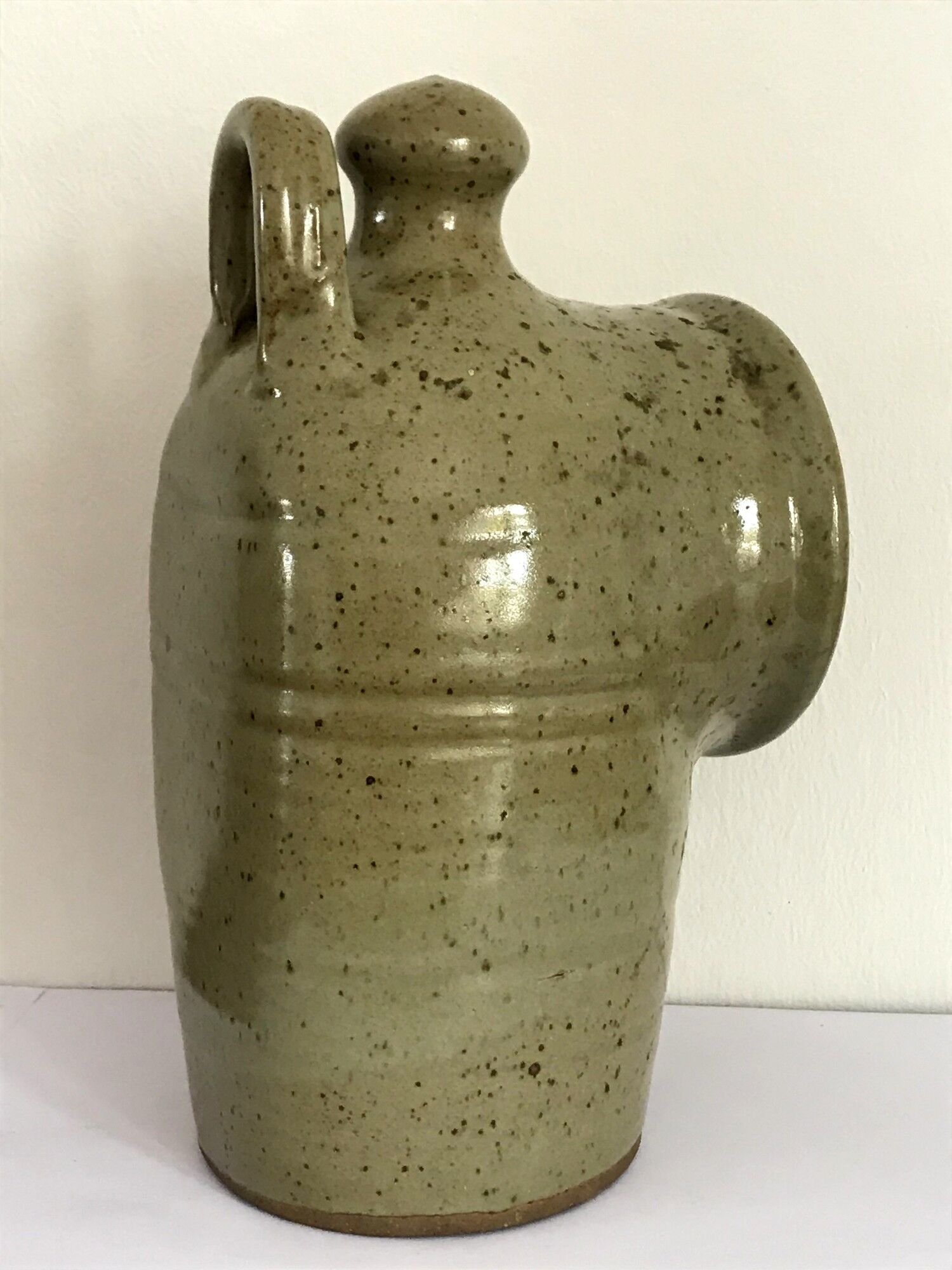 Salt hand in pyrite stoneware 70s