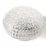 Moulded glass sconce