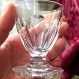 Suite of 12 glasses a porto baccarat modele harcourt