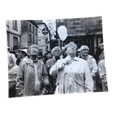 Original print 2000s, street crowd