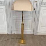 Brass floor lamp