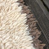 Beni Ouarain vintage handmade vintage rug 80x200 cm