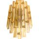 Venini iridescent glass wall light 7 blades model XL