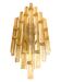 Venini iridescent glass wall light 7 blades model XL