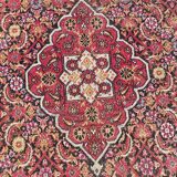 Tapis ancien persan Dorokhsh khorassan du début de 19eme siècle 200x400 cm