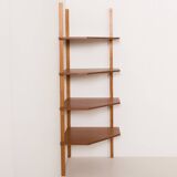 Meuble d'angle mural italien du milieu du siècle, années 1970