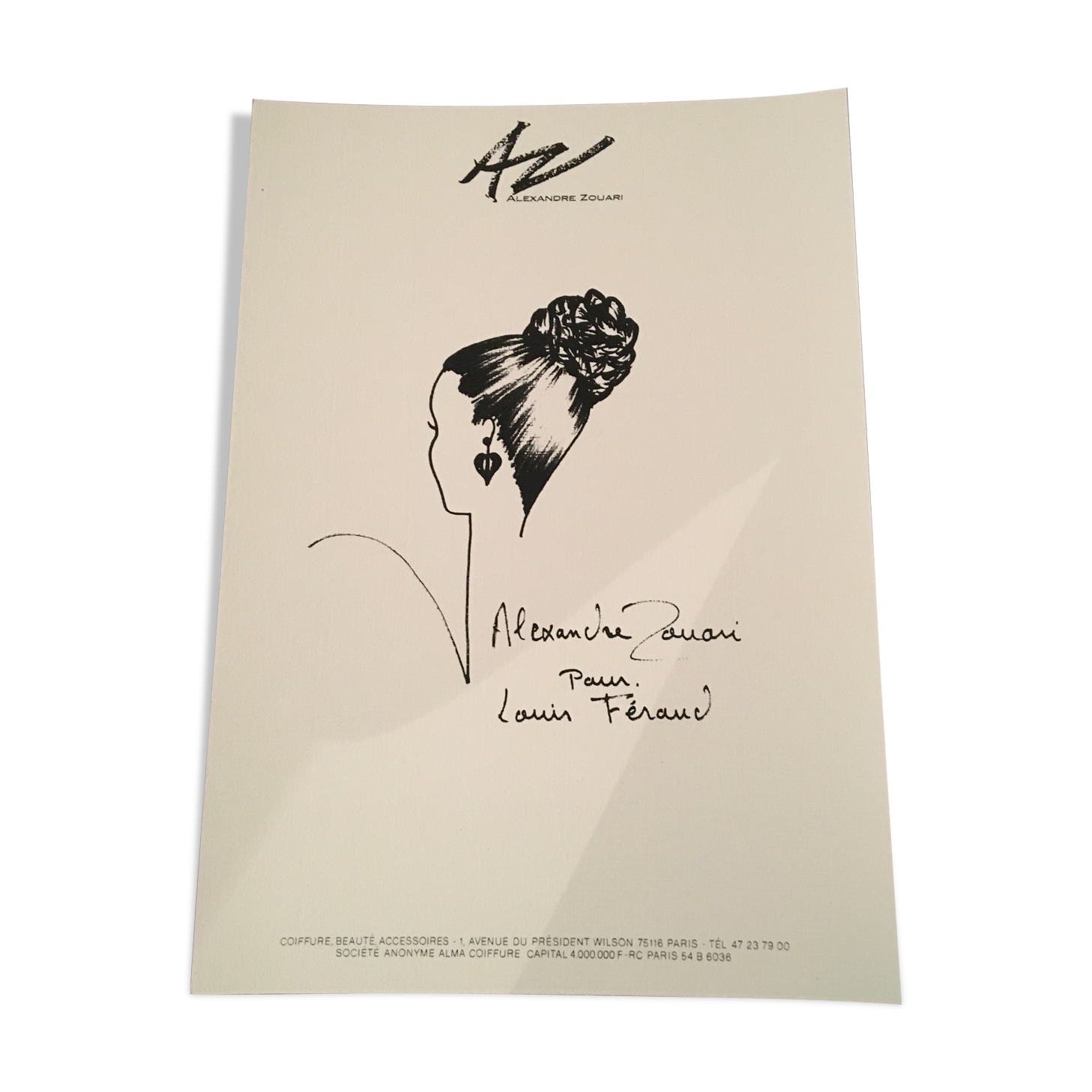 Press fashion illustration Alexandre de Paris