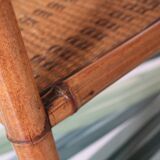 Bamboo and wood side table - art nouveau