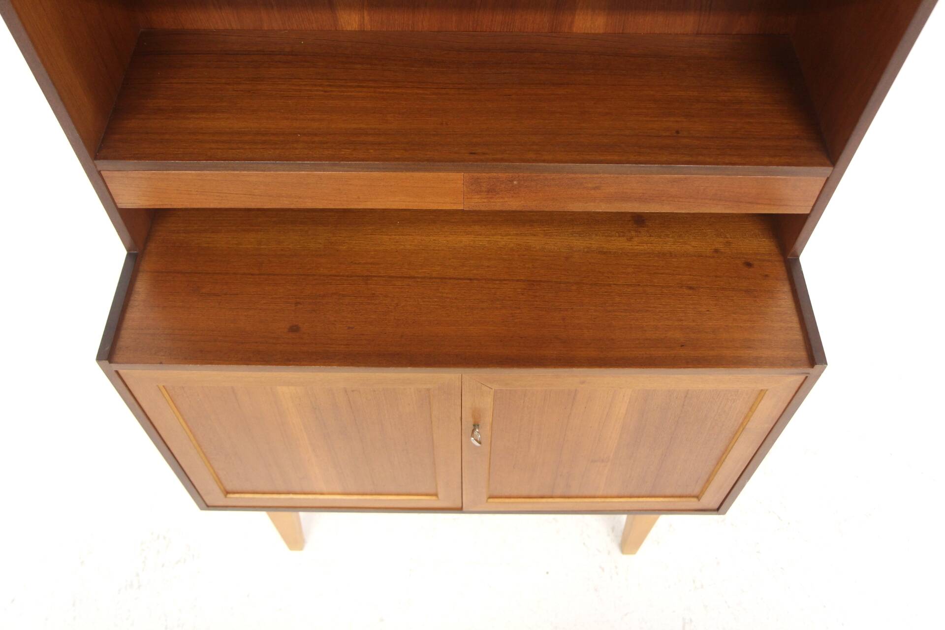 Scandinavian teak bookcase, Sweden, 1950