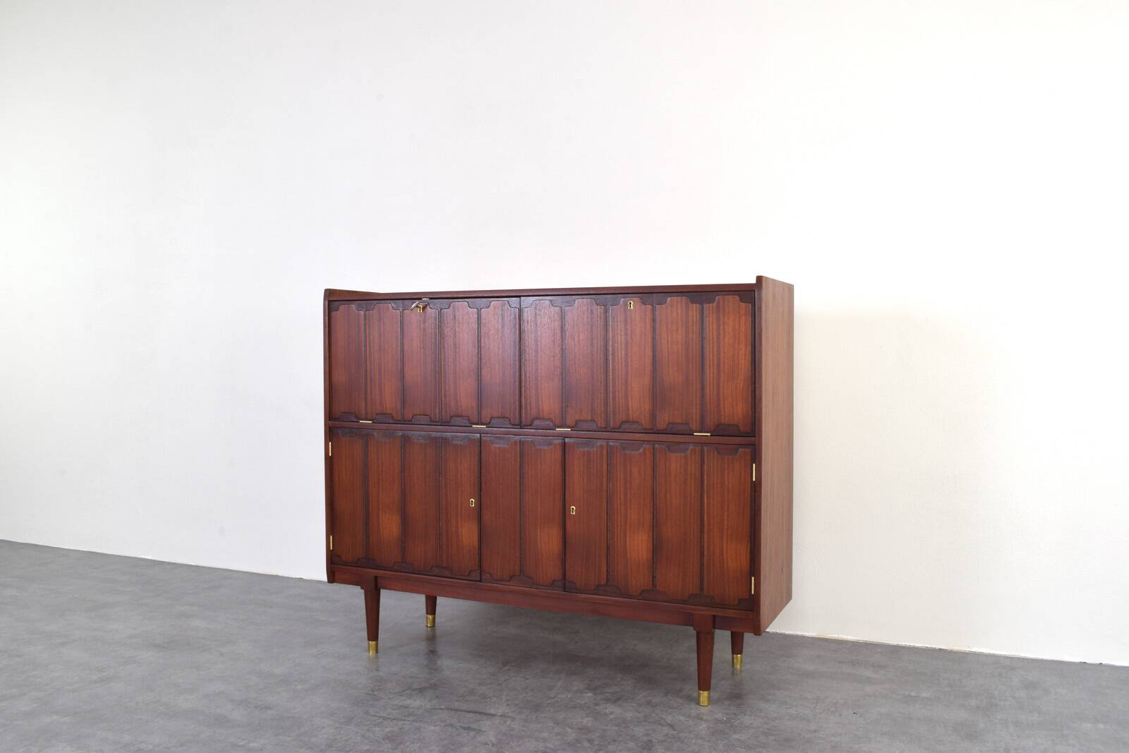 Mid-Century Norwegian Teak Highboard, 1960s.