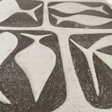 Small Sellette Vintage ceramic end table from the 50s and 60s