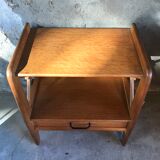 Bedside wooden massif