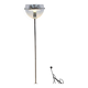 Lampadaire chromé vintage 70s