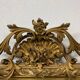 Large Rococo-style wall mirror, around 1850.