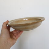 Set of 4 hollow plates Grès du Marais, vintage