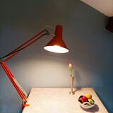 Lampe articulée art déco orange