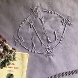Ancient drap in pure lin ballerina