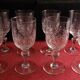 Service de 8 verres à vin en cristal de Saint Louis ou Baccarat