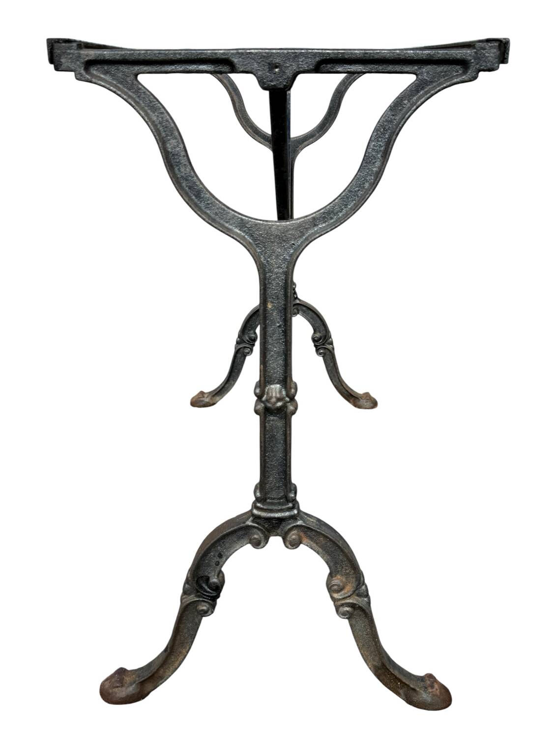 60s Parisian cast iron and marble bistro table