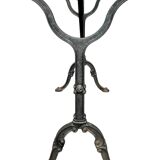 60s Parisian cast iron and marble bistro table