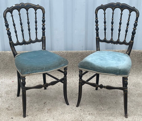 Pair of Napoleon III chairs