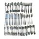 Vintage stainless steel cutlery set Oneida USA 60 pieces