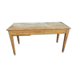 Console sapin peint de