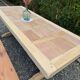 Monastery table stripped.