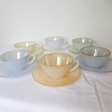 6 tasses et sous tasses harlequin 220651