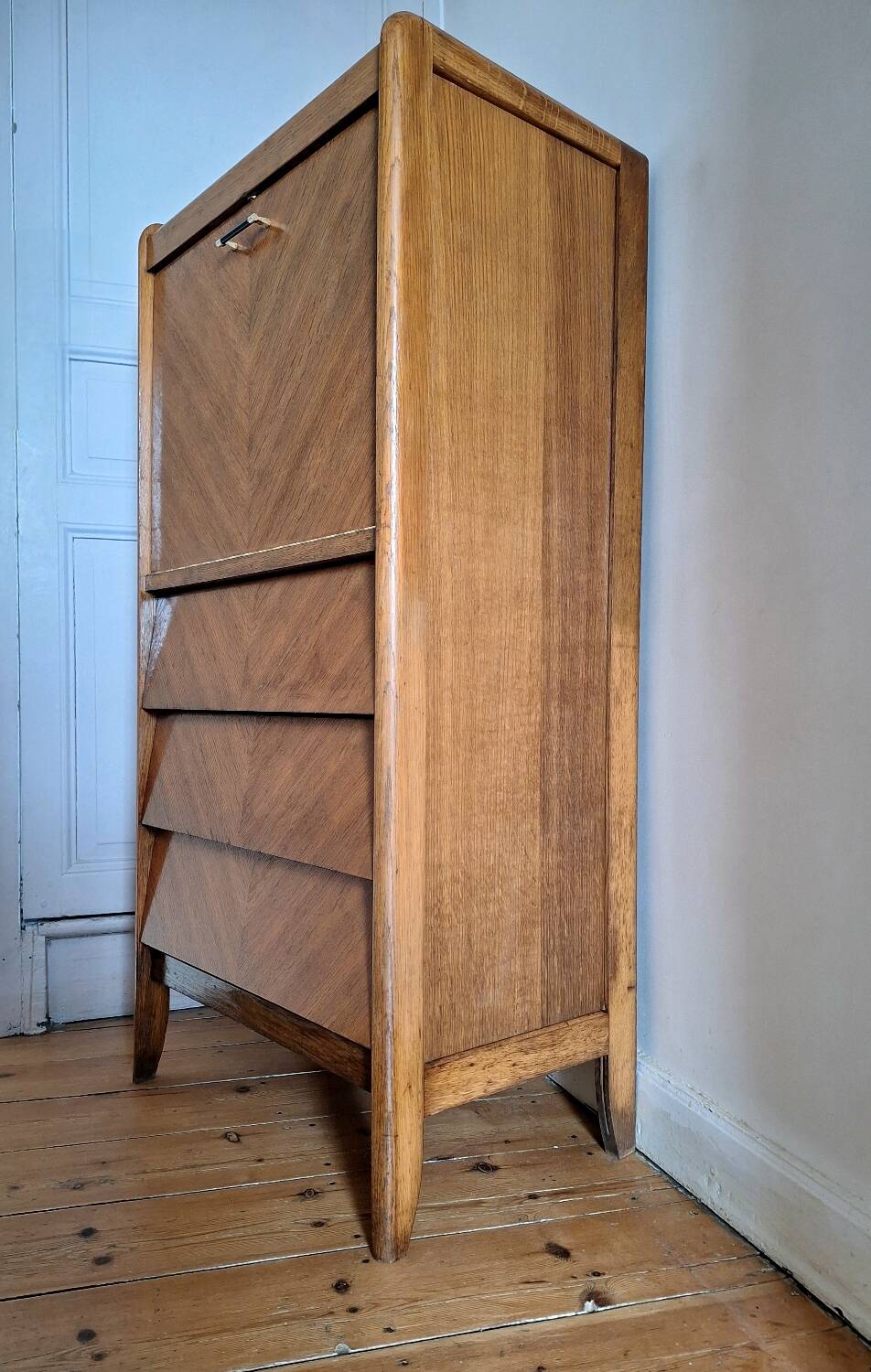 Meuble secrétaire vintage, bureau ancien