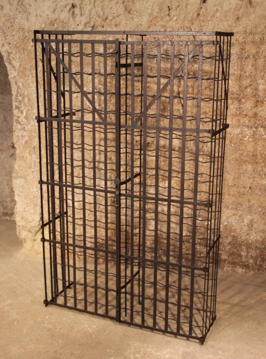 Rididex bottle rack cage 2 doors