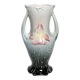 Vase barbotine iris Art nouveau