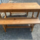 Table and benches by Pierre Begué