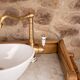 Marble and wood washbasin furniture in Louis-Philippe style.