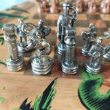 Wooden chess game