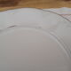 Kronester Bavaria white porcelain round dish and silver ledé