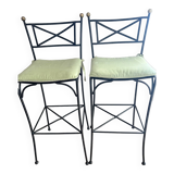 Tabourets de bar en fer forgé - tabourets de bar en fer forgé