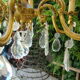 Lustre St Louis XV bronze and ancient crystal